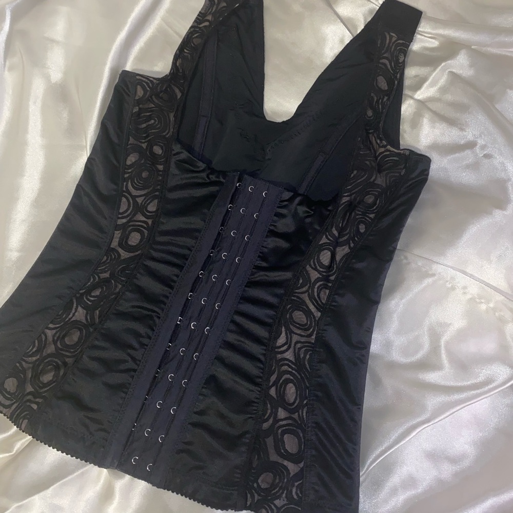 Vintage black corset top